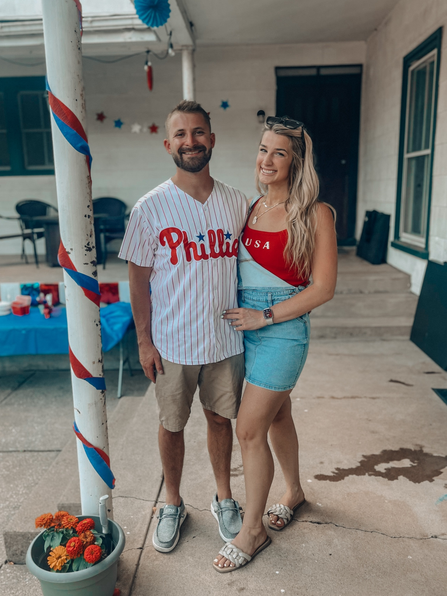 Labor Day or Concert Country Outfit😍🇺🇸 USA tank with overall dress

#LTKFindsUnder100 #LTKParties #LTKSummerSales