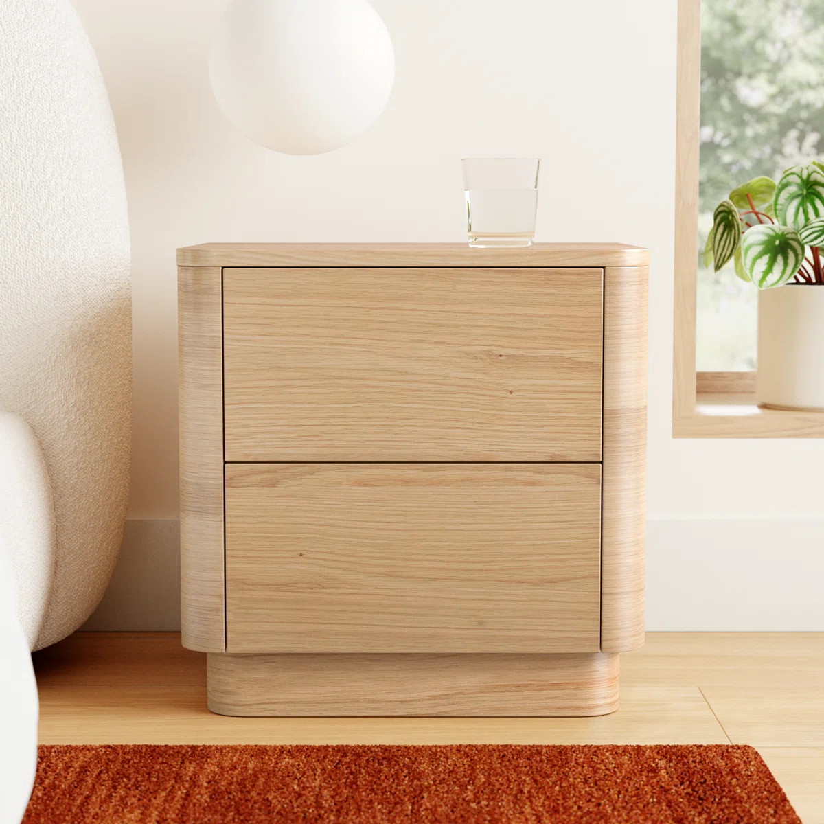 Mille 20'' W Solid Wood Nightstand | Wayfair North America