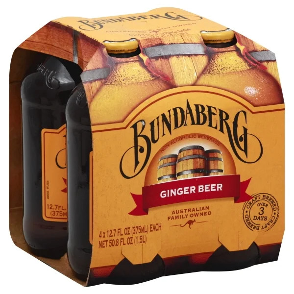 Bundaberg Brewed Drinks Bundaberg Ginger Beer, 4 ea - Walmart.com | Walmart (US)
