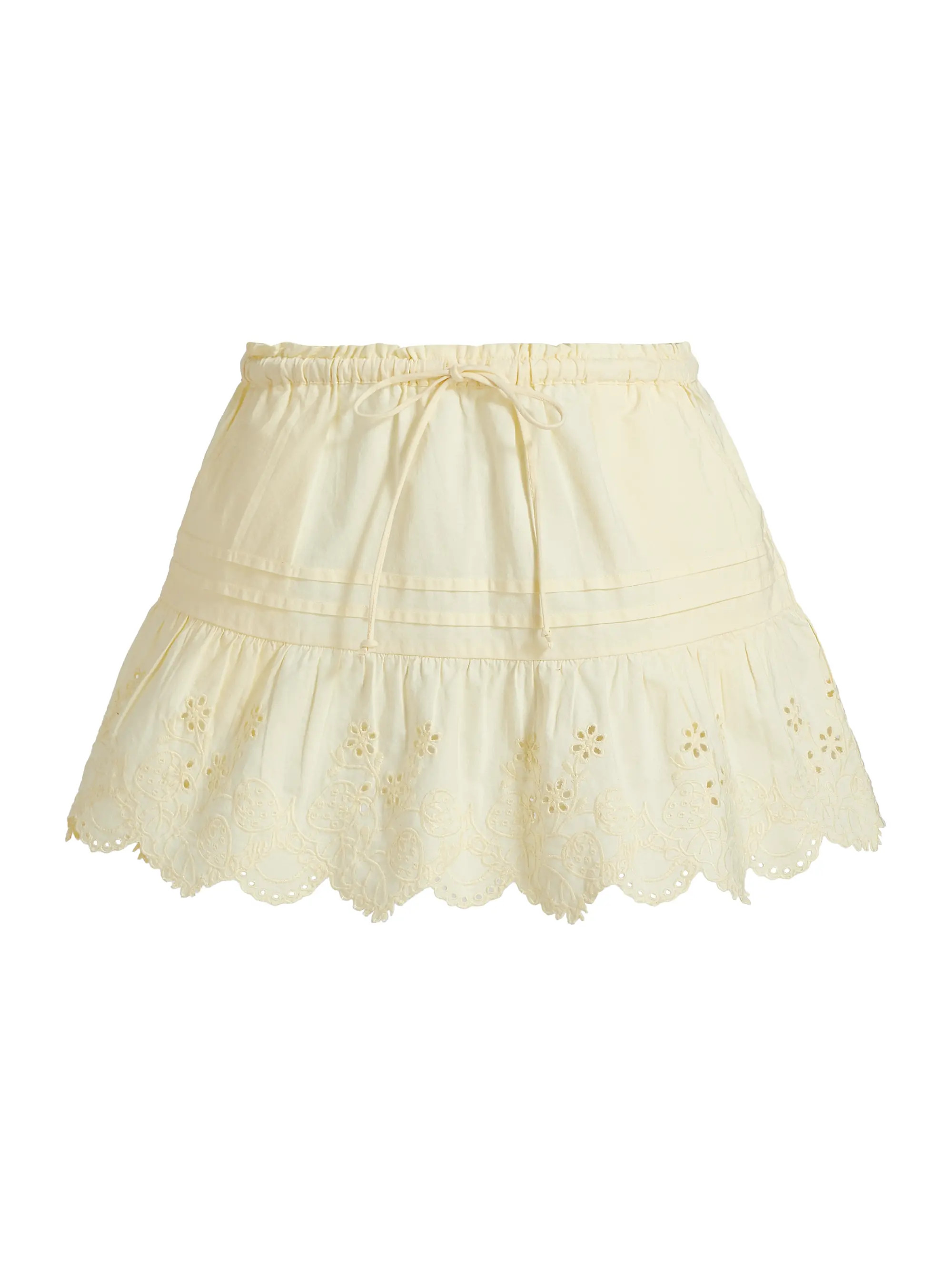 Gabriette Eyelet Miniskirt | Saks Fifth Avenue