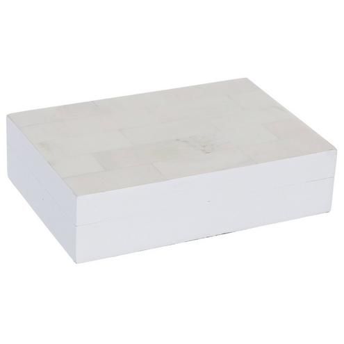 6" x 4" Wooden Keepsake Box - White-White-4319161195100   | Burkes Outlet | bealls