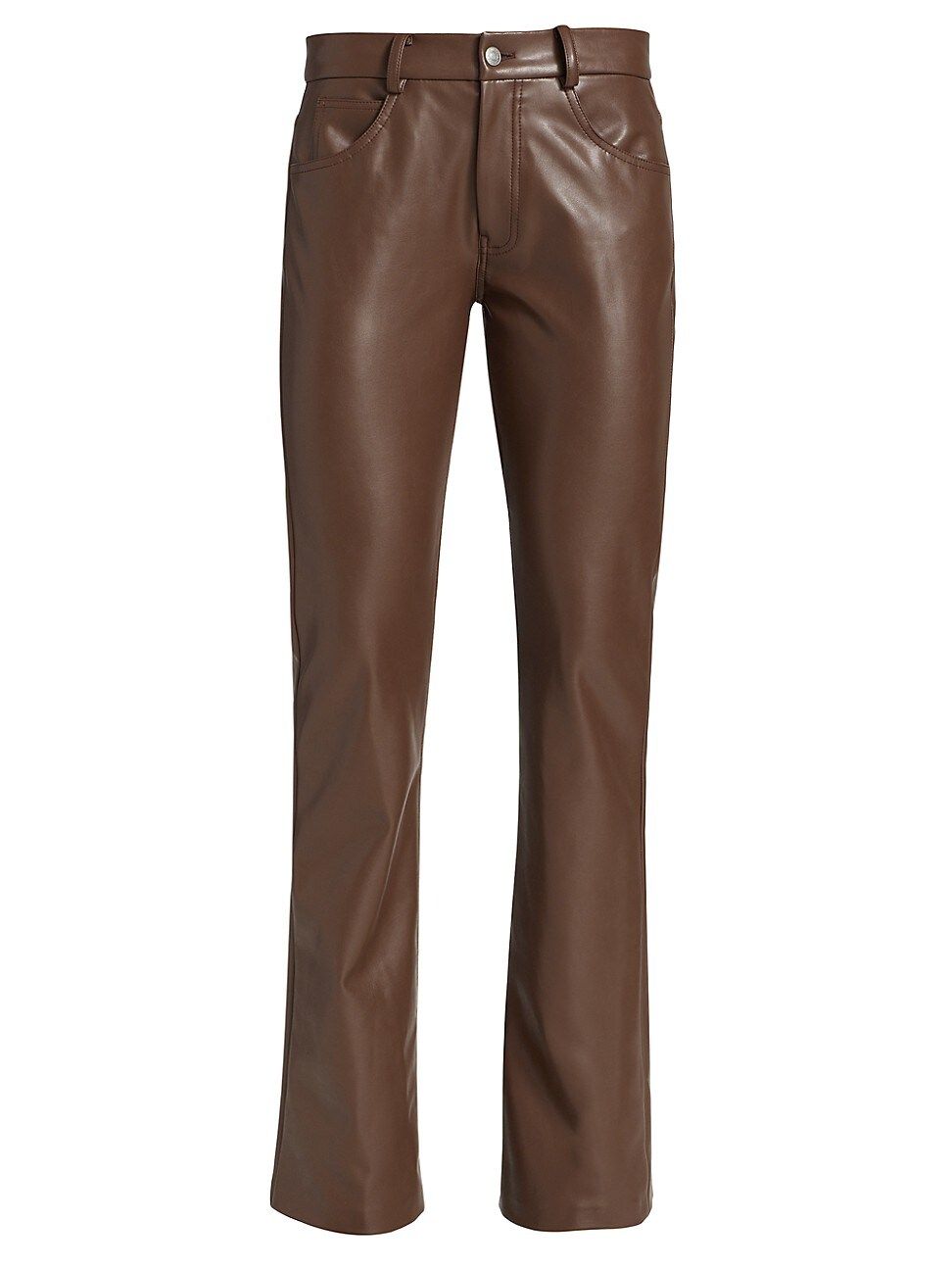 Women's Freddie Faux Leather Pants - Caffe - Size 0 | Saks Fifth Avenue