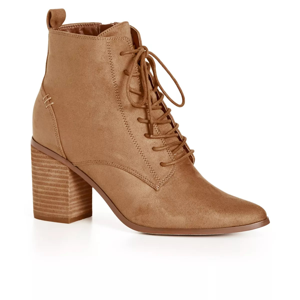 Women's  Wide Fit Calista Ankle Boot - tan | CITY CHIC | Target