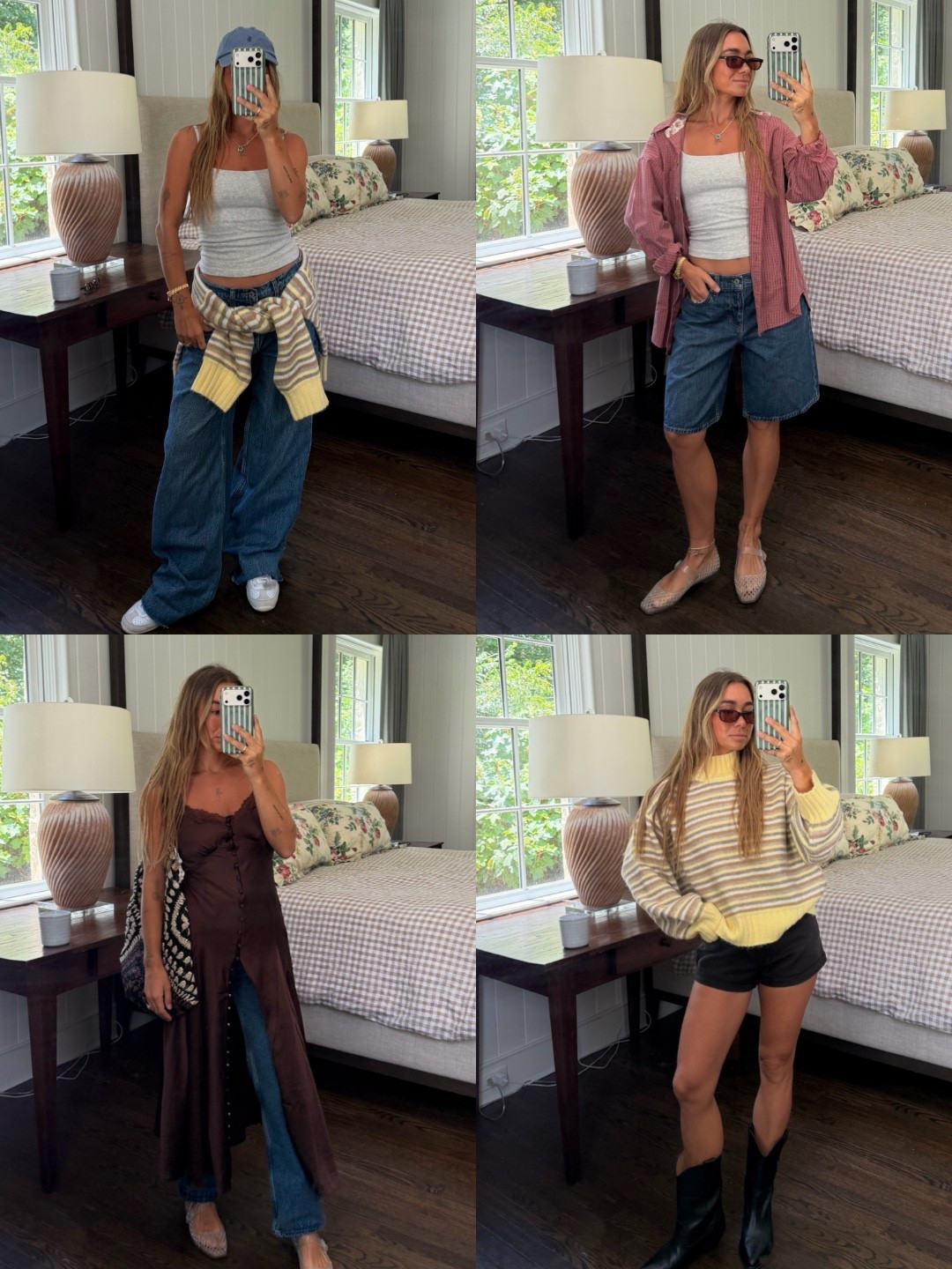 #abercrombiepartner @abercrombie Outfit ideas for styling denim end of summer going into Fall!