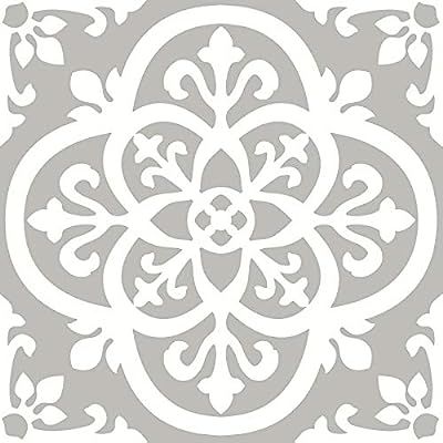 FloorPops FP2942 Medina Peel & Stick Floor tile Grey, 10 Count | Amazon (CA)
