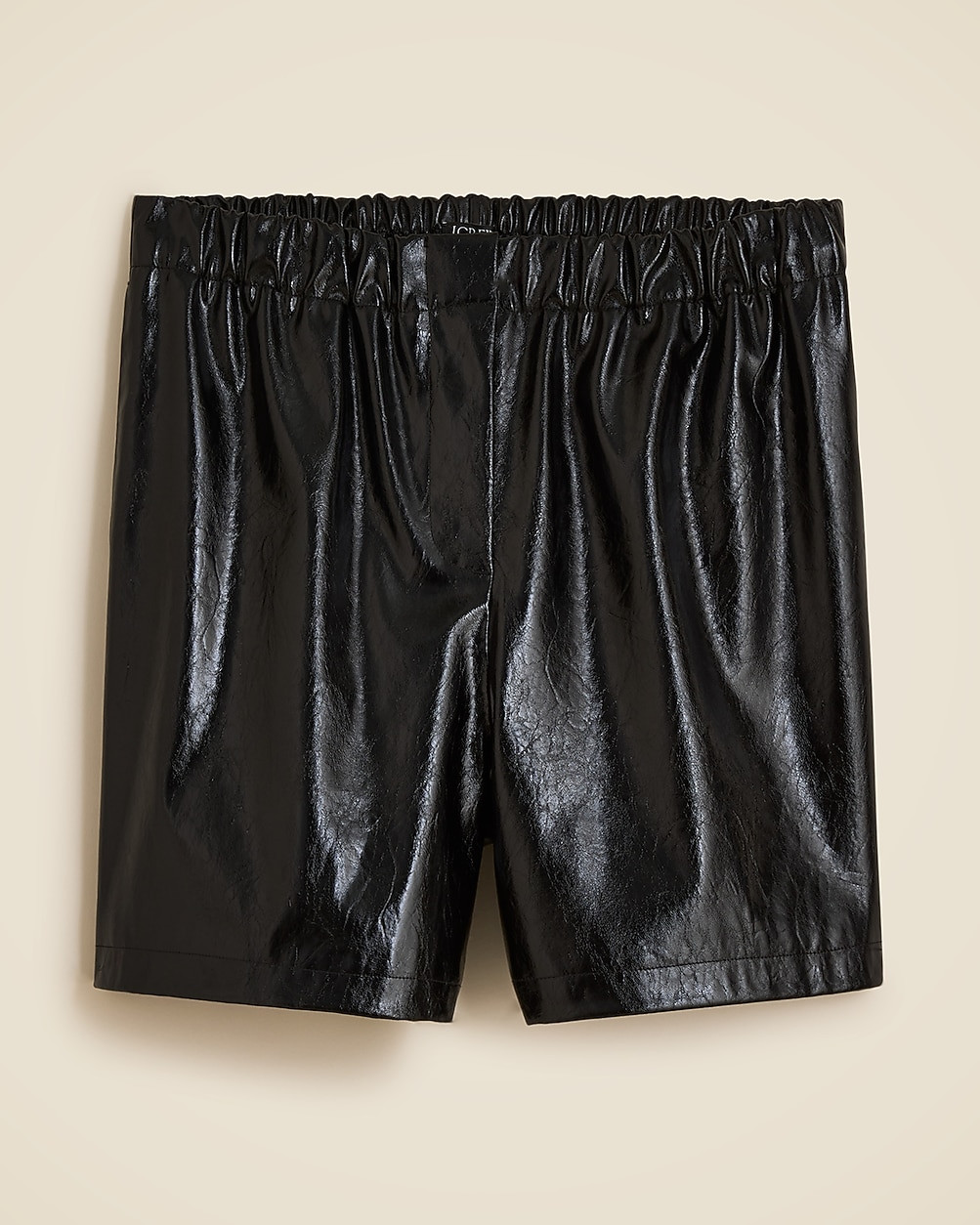 Boxer short in distressed faux leather | J. Crew US