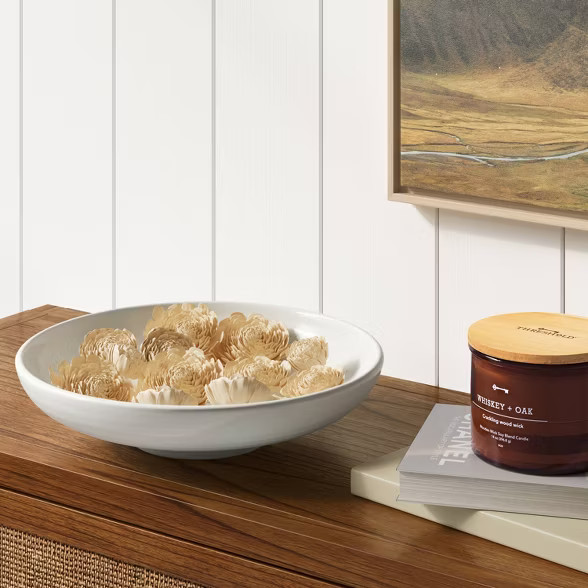 18pc Decorative Shola Flower Filler White - Threshold™ | Target