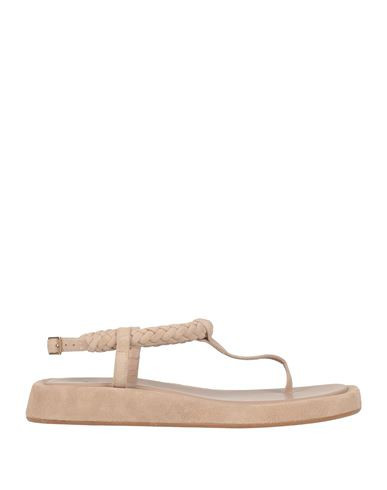 Gia / Rhw Woman Thong sandal Beige Size 9 Leather | YOOX (US)