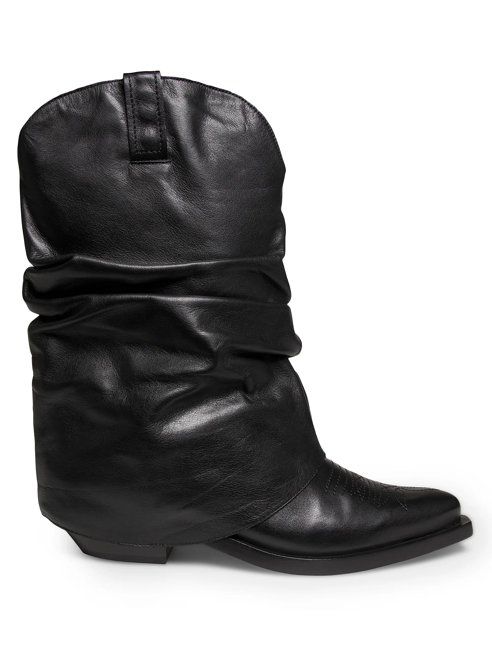 Zachy 40MM Leather Booties | Saks Fifth Avenue