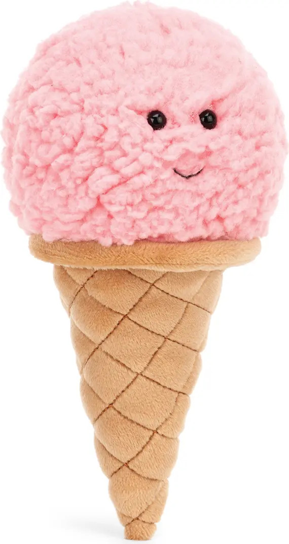 Strawberry Ice Cream Plush Toy | Nordstrom