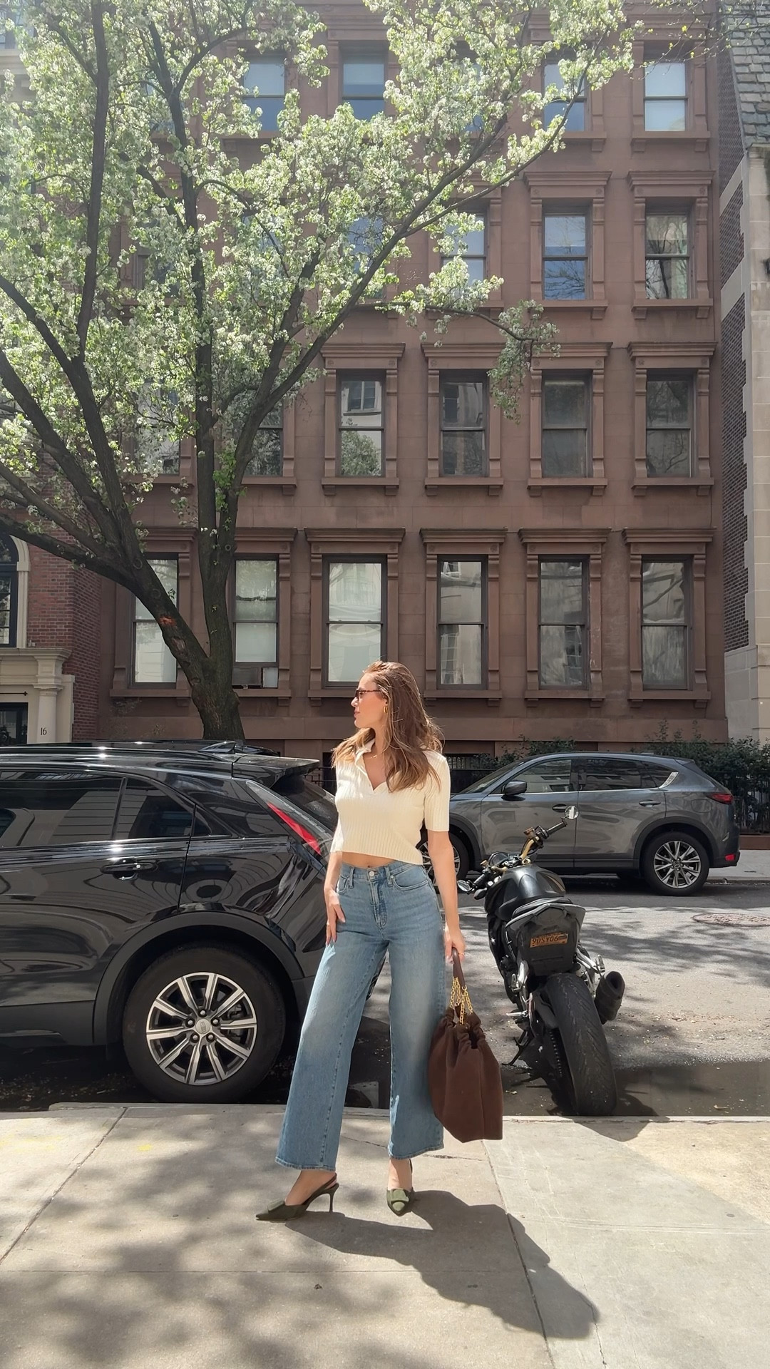 Spring in New York with my fav new heels 