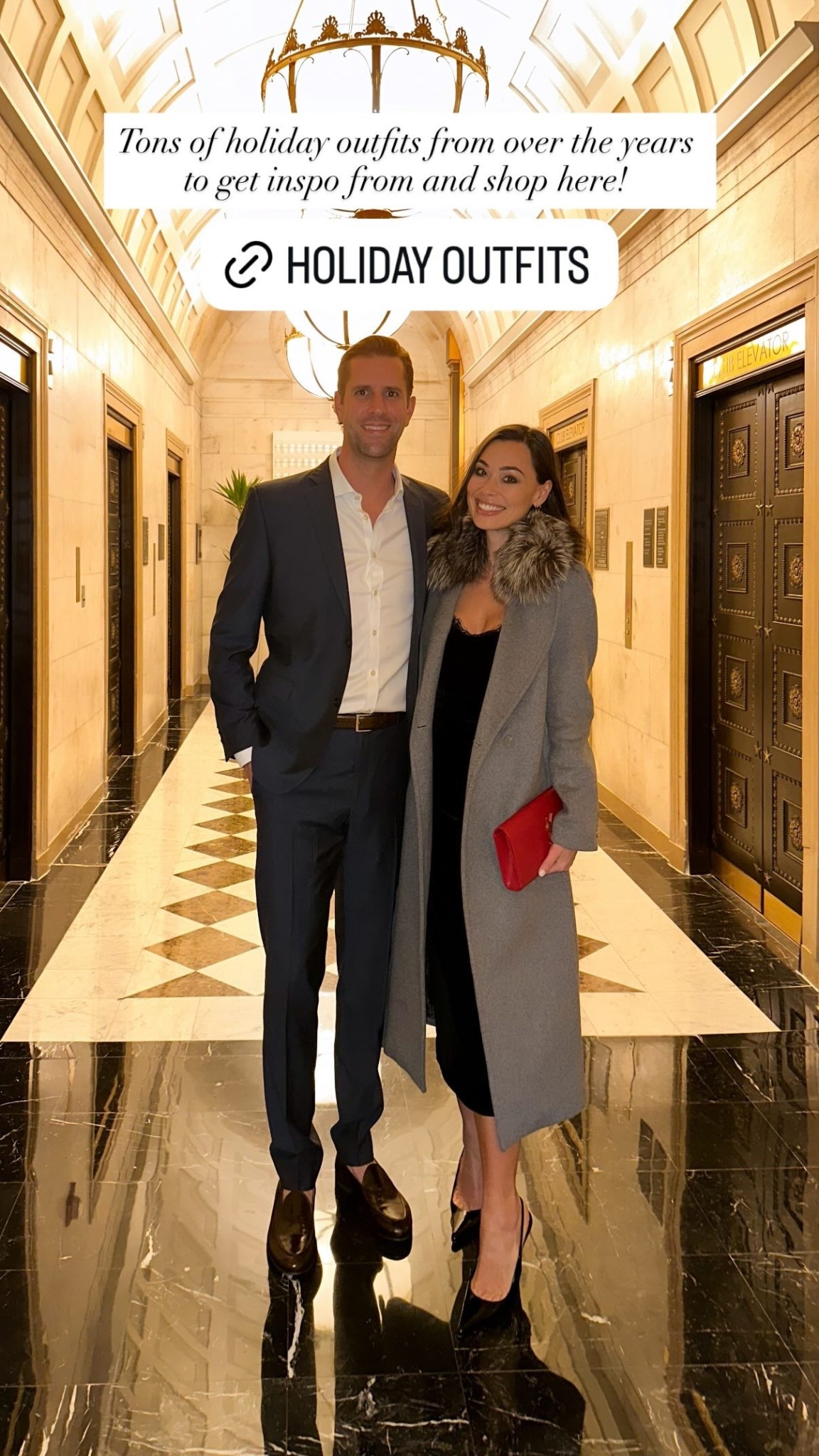 Holiday outfits! Coat is old similar below! Grey winter coat, winter wedding guest, holiday party, holiday outfit. 

#LTKCyberWeek #LTKHoliday #LTKWedding