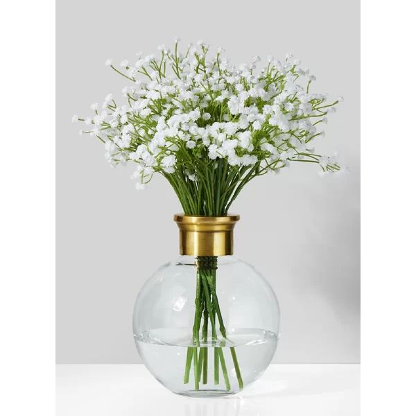 Leyla Ball Rim Elegant Flower Table Vase | Wayfair North America