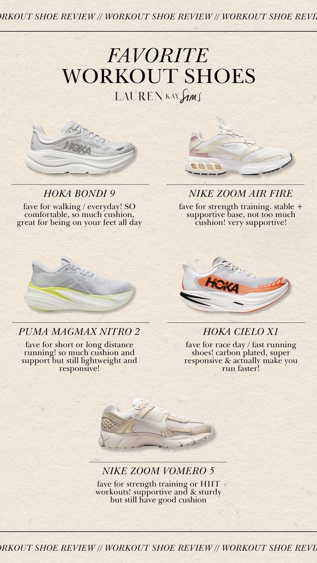 my top 5 favorite workout shoes recap!😍

#LTKActive #LTKfitnessgoals #LTKFindsUnder100