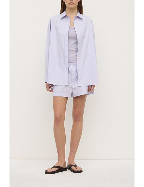 Assembly Label Marigold Poplin Long Sleeve Shirt Lilac | David Jones | David Jones (Australia & New Zealand)