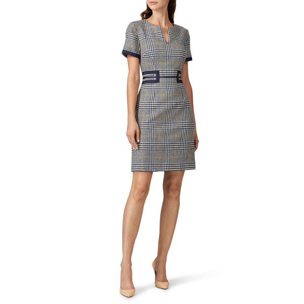 Boden Bridget Tweed Dress blue-print | Rent the Runway