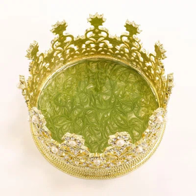 Gold Diana Crown Wine Coaster/Candle Holder | Wayfair North America