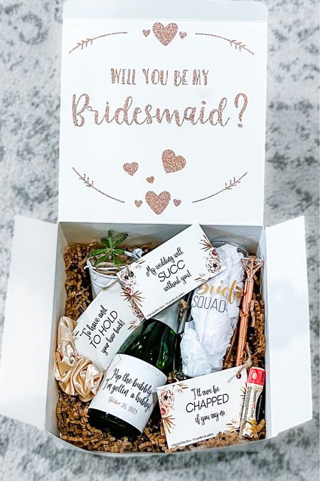My DIY budget friendly bridesmaid proposal boxes! 

#LTKunder50 #LTKU #LTKwedding