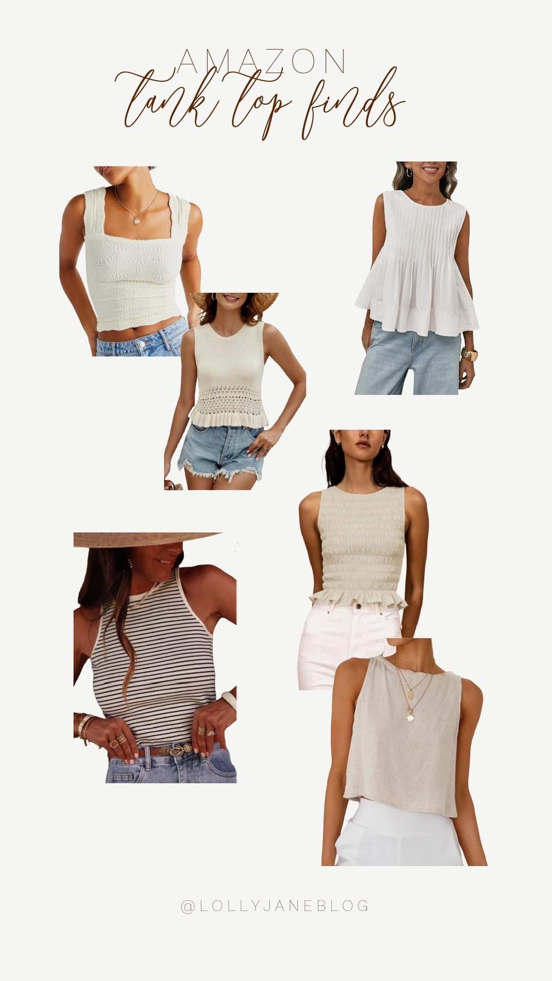 Tank Tops You’ll Want on Repeat ☀️
From casual days to layered looks, these Amazon tank tops are total wardrobe staples. Comfy, flattering, and available in all the best colors—these are the kind of basics you’ll want to stock up on. Dress them up, throw them on with shorts, or layer them under a blazer—the options are endless, and the price is so right.

#AmazonFashion #TankTopSeason #SummerStyle #WardrobeBasics #EasyOutfits #LTKFinds #ClosetStaples

#LTKStyleTip #LTKSeasonal #LTKHome