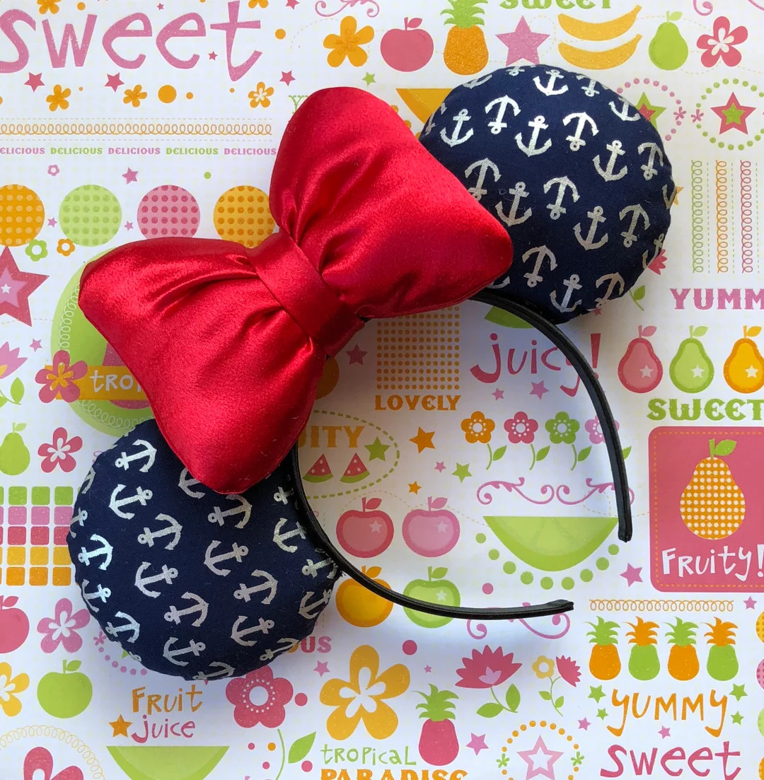 Anchor Mouse Ears - Etsy | Etsy (US)