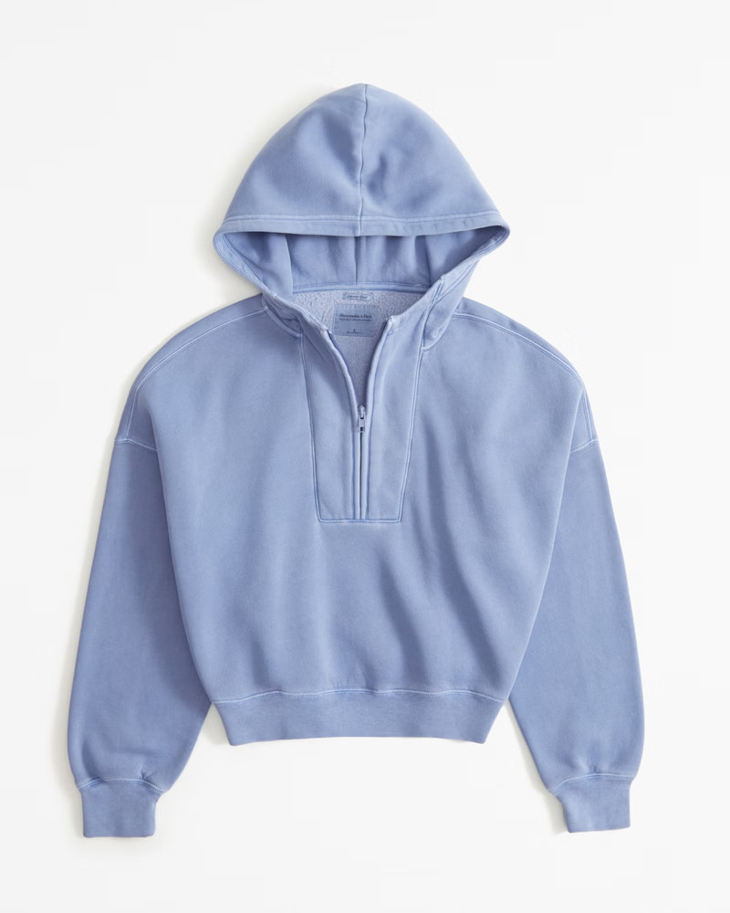 Sunday Half-Zip Hoodie | Abercrombie & Fitch (US)