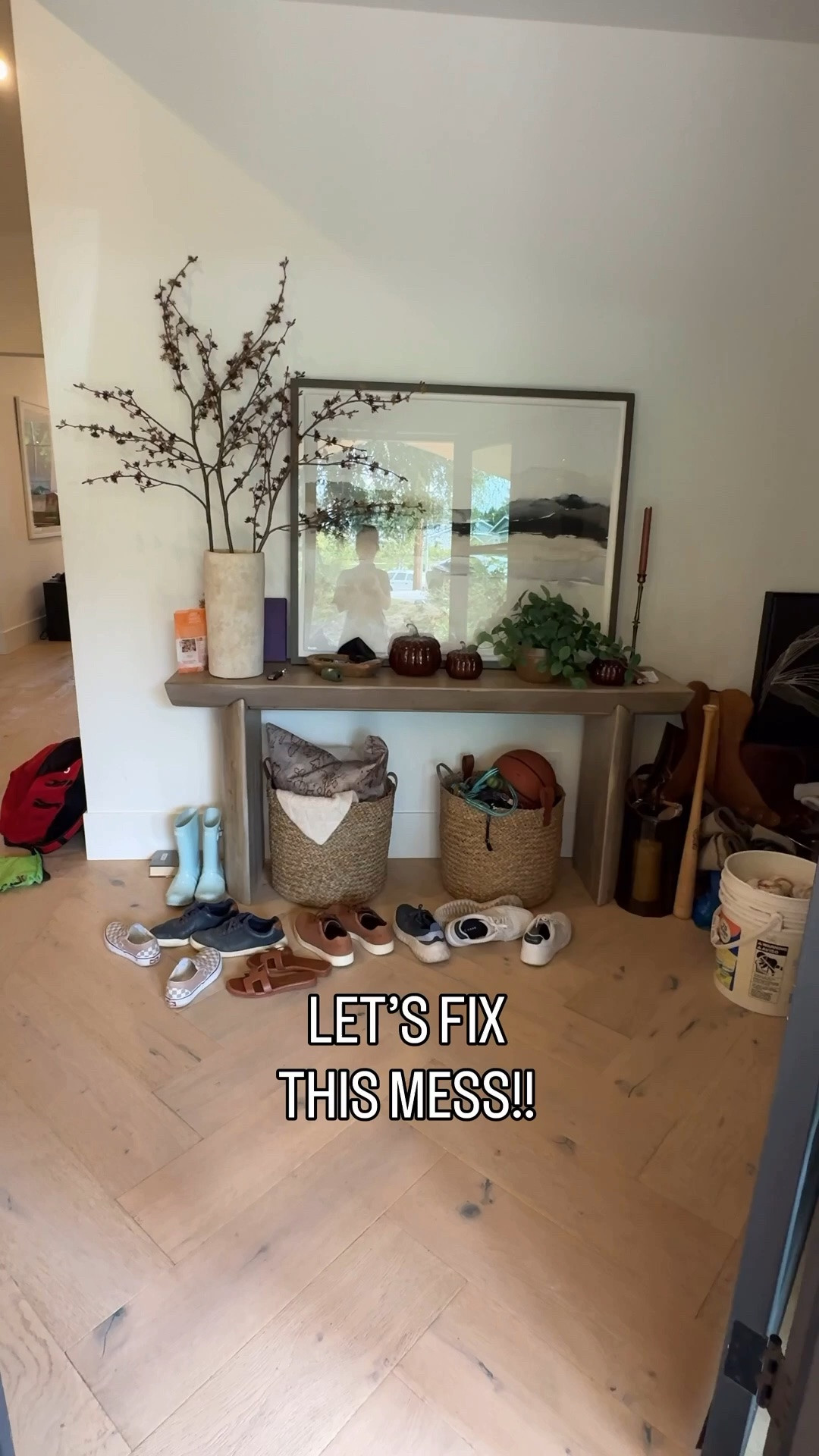 #ad The prettiest entryway table! This piece is so versatile you could use it as a TV stand or in your dining room. Love the beautiful curved detail! It instantly elevated our entryway. I can always find everything I need and Wayfair for Designer looks at such great prices! ￼ @wayfair, #WayfairPartner, #Wayfair

#LTKHome #LTKSaleAlert