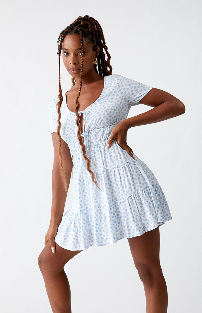 LA Hearts Double Tie Front Babydoll Dress | PacSun