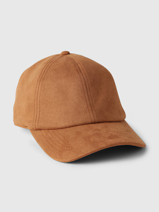 Vegan Suede Baseball Hat | Gap (US)