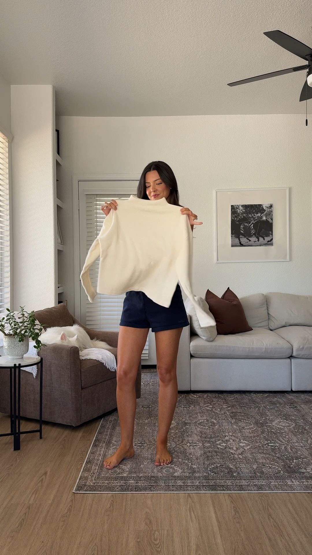 Styling this simple white sweater! This one is great but heads up, it is thinner than it looks in the photos online! I love it, but I’m linking a few similar too in case you want something thicker! SIZING: I am 5’7” and wear a size XS at most brands like Abercrombie, and size small at aritzia! 25 regular length in jeans! Code AFCASSIE is live this weekend at Abercrombie!
