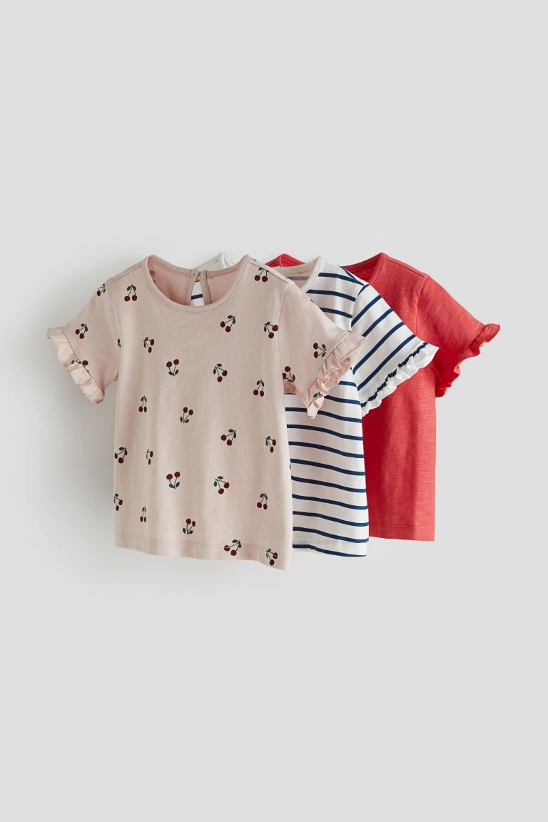 3-pack Cotton Tops | H&M (US + CA)