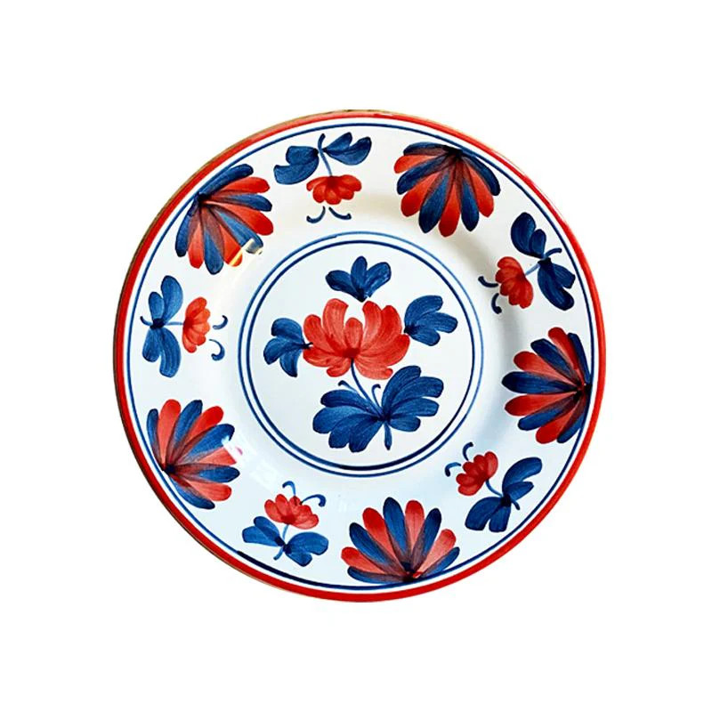 Blossom Dessert Plate Red | Over The Moon