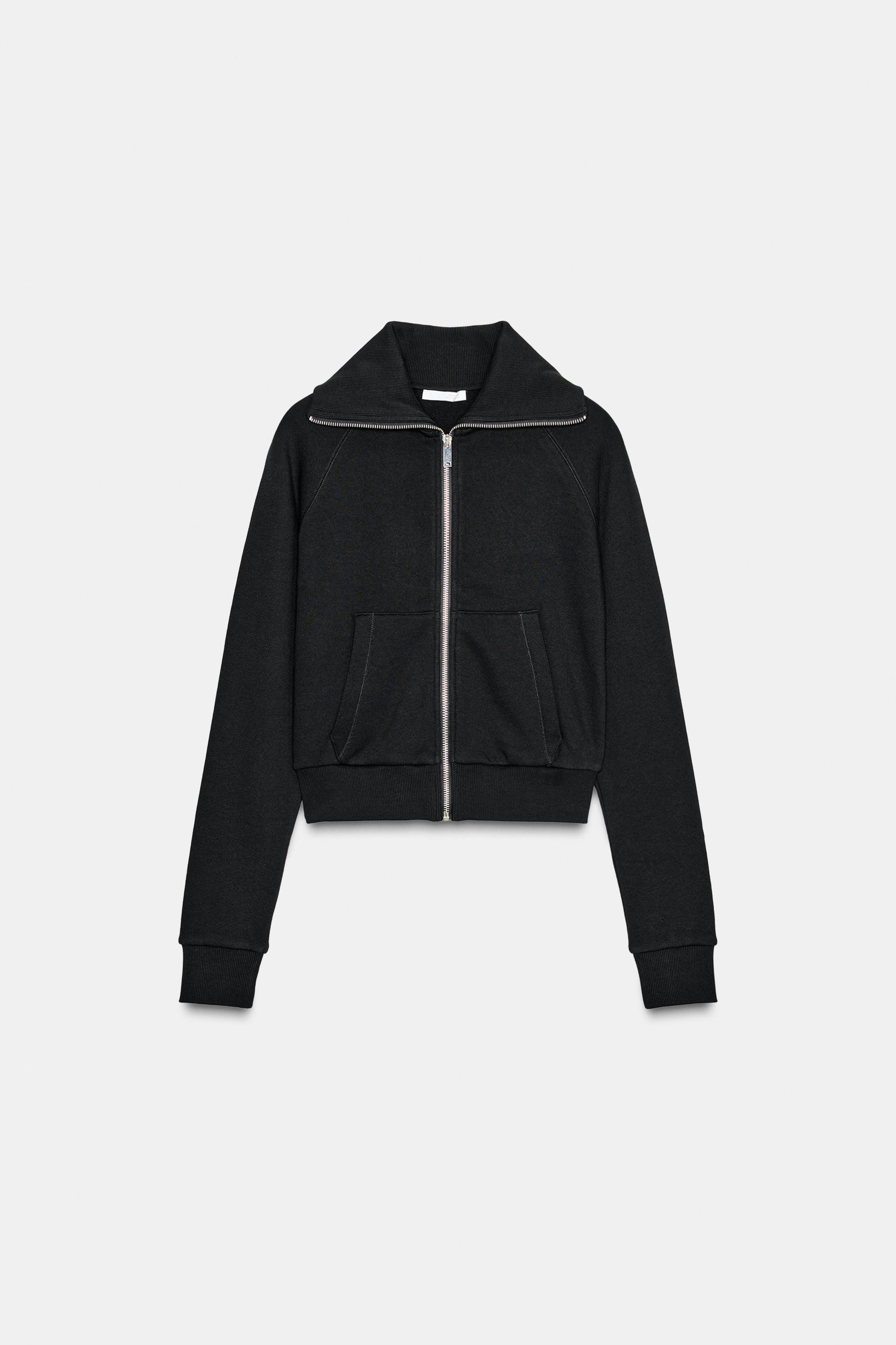 ZIPPERED PLUSH JACKET | Zara US