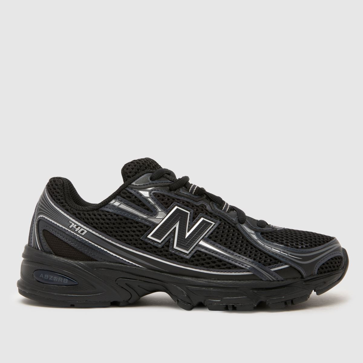Womens Black & Silver New Balance 740 Trainers | schuh | Schuh