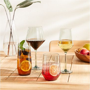 Sole Outdoor Wine Glasses (Set of 6) | West Elm (US)
