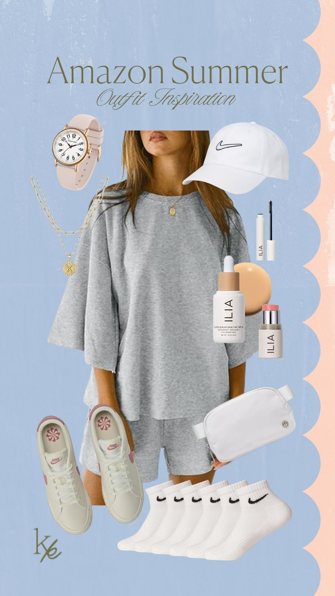 Amazon | Amazon Summer | Amazon Outfit | Nike | Summer Active | Summer Mom | On-the-Go Outfit | Active Mom | Mid-Size | Mid-Size Mom | Amazon Mid-Size | Cute and Comfortable | Simple Summer Vibes | Beauty |  

 #LTKootd #LTKmomlife #LTKMidsize