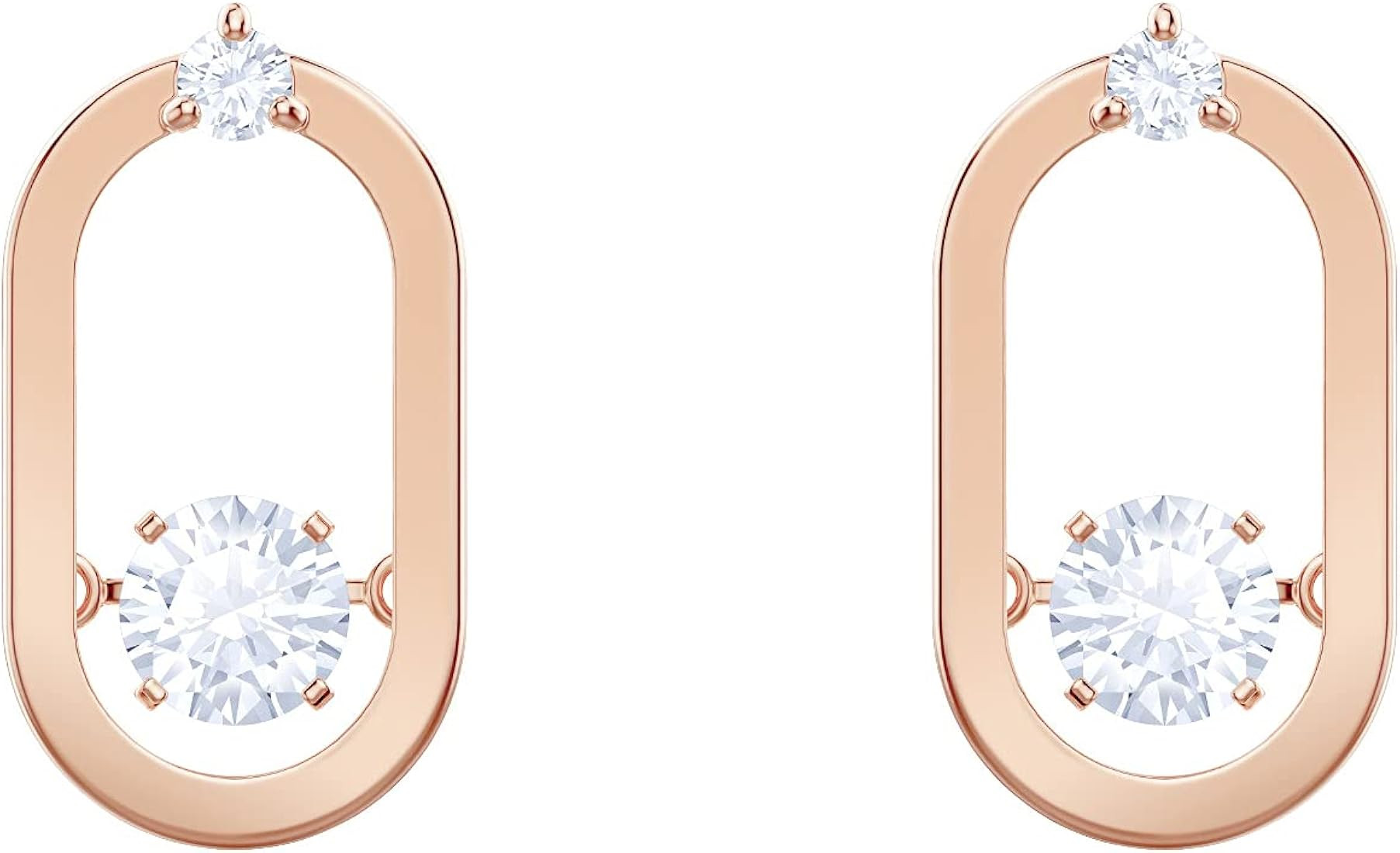 SWAROVSKI Sparkling Dance North Necklace, Earrings, and Bracelet Jewelry Collection, Rose Gold To... | Amazon (US)