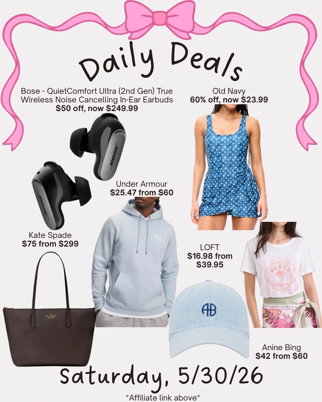 Daily deals

#LTKSaleAlert #LTKMidsize #LTKSeasonal