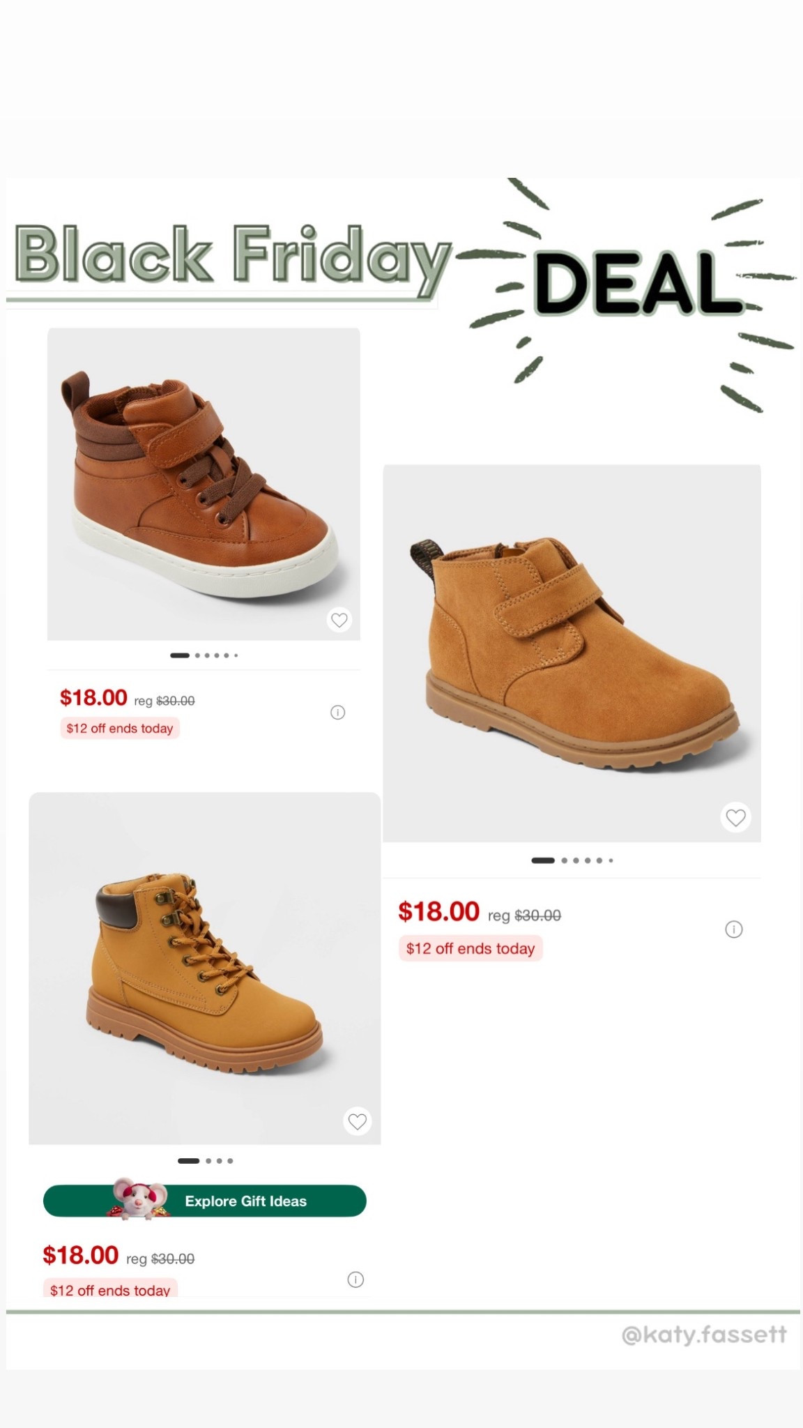 This is always when i find the best deals for kids shoes! 