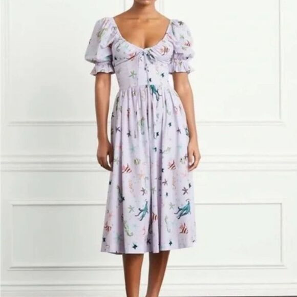 NWT Hill House Ophelia Dress in Sea Creatures | Poshmark