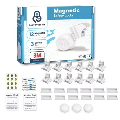 Baby Proof Me | Magnetic Safety Lock Kit  (12Locks + 3Keys) | Target