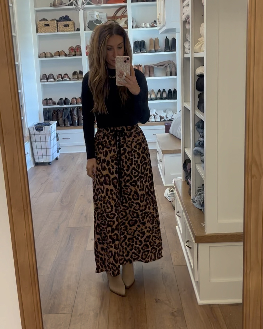 Love this leopard skirt because it can be styled so many ways! Wearing a small!! 

#LTKSaleAlert #LTKFindsUnder50 #LTKStyleTip