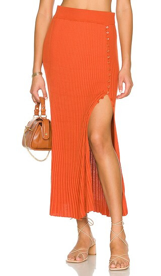 Elijah Skirt in Ginger | Revolve Clothing (Global)
