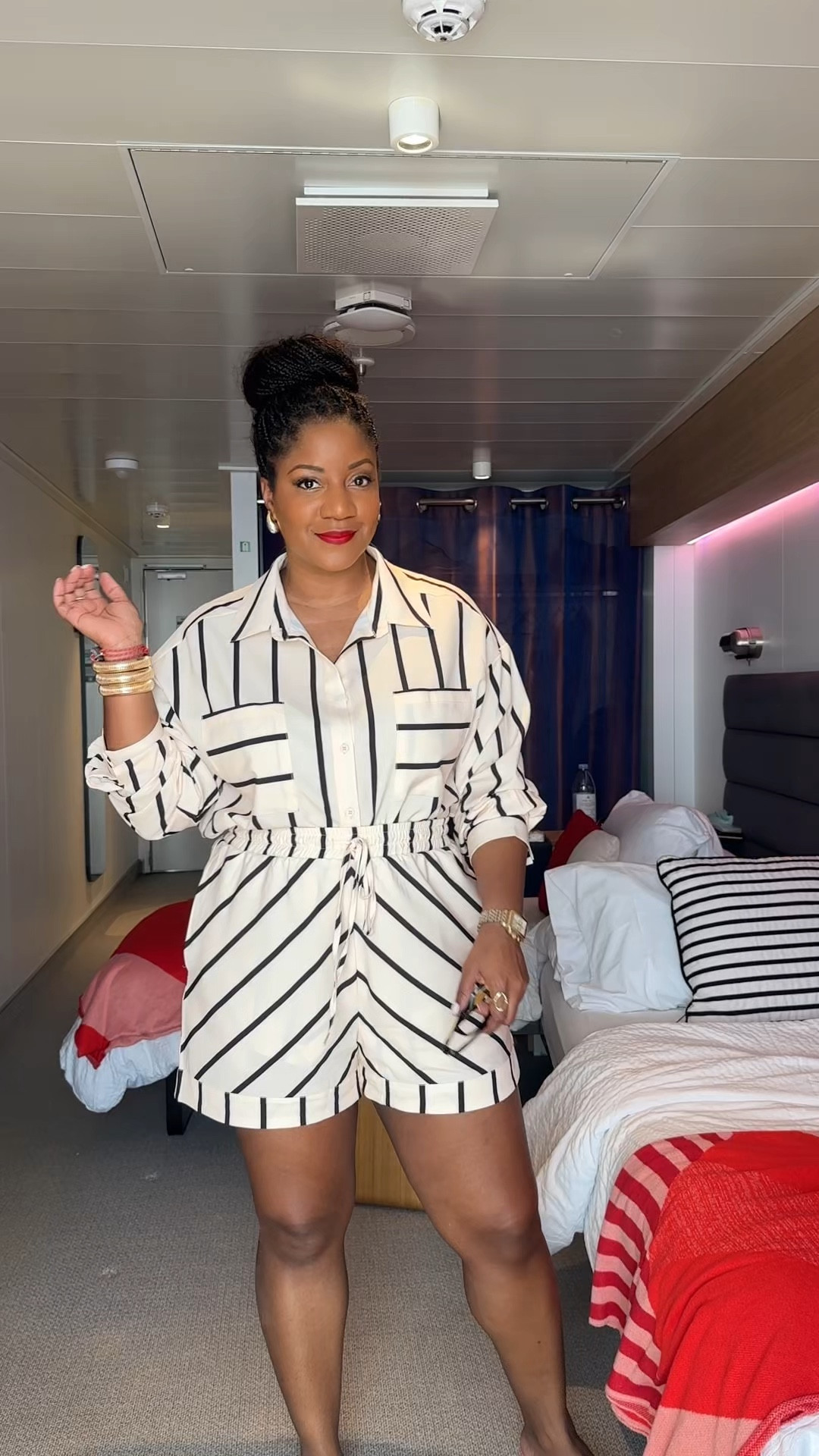 New fave two-piece set from Amazon. Sized up to an XL to have more room in the thigh area.

striped two-piece set / striped short set / two-piece summer outfit / casual striped outfit / striped lounge set / comfy two-piece set / striped shorts and top set / summer matching set / cute striped short set / two-piece vacation outfit / relaxed striped outfit / striped co-ord set / casual summer short set / lightweight striped set / trendy two-piece outfit / Amazon finds / Amazon set

#LTKFindsUnder50 #LTKWatchNow #LTKMidsize