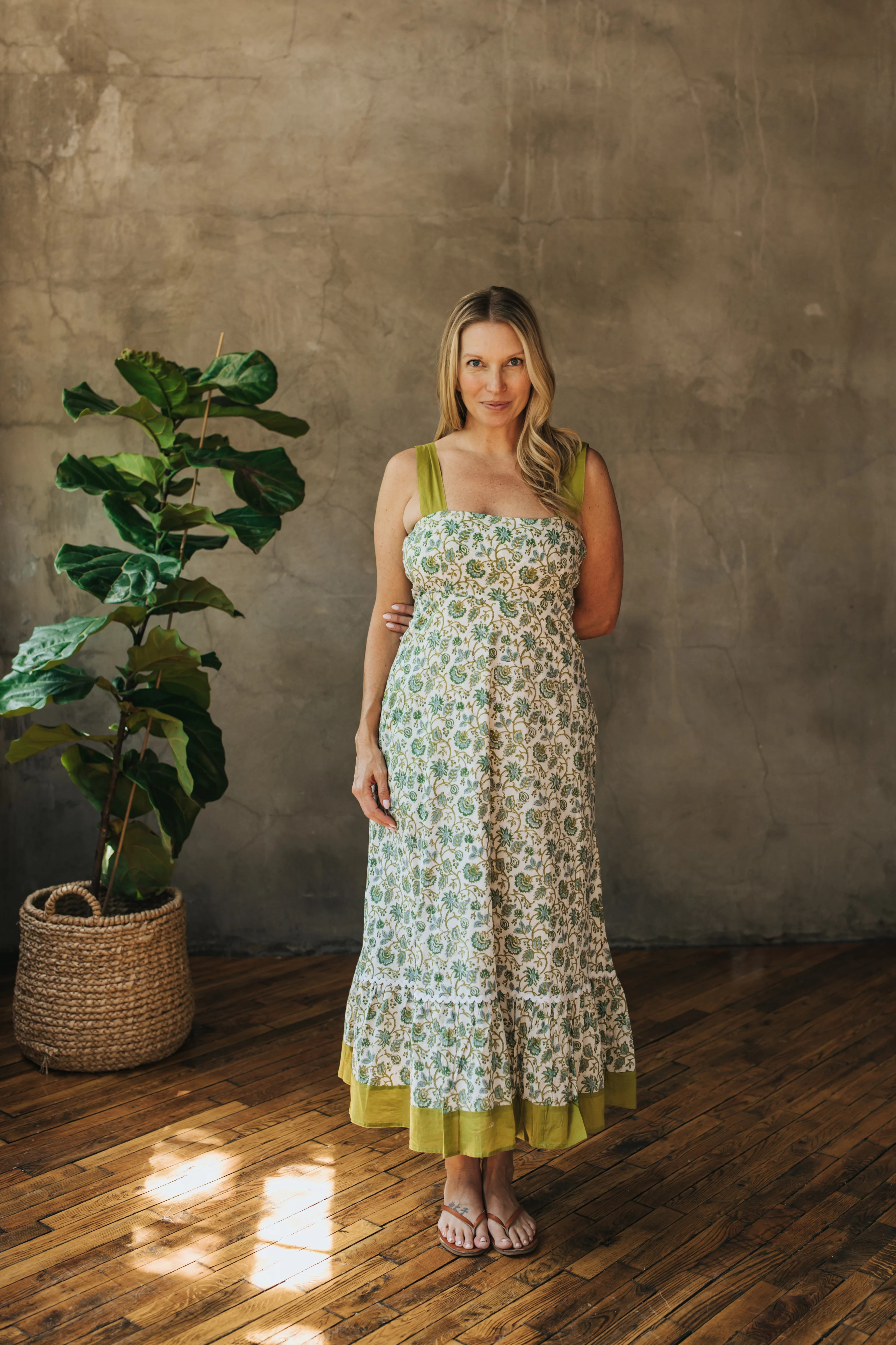 Celia Dress - Emerald Garden | Mod’s Mahal