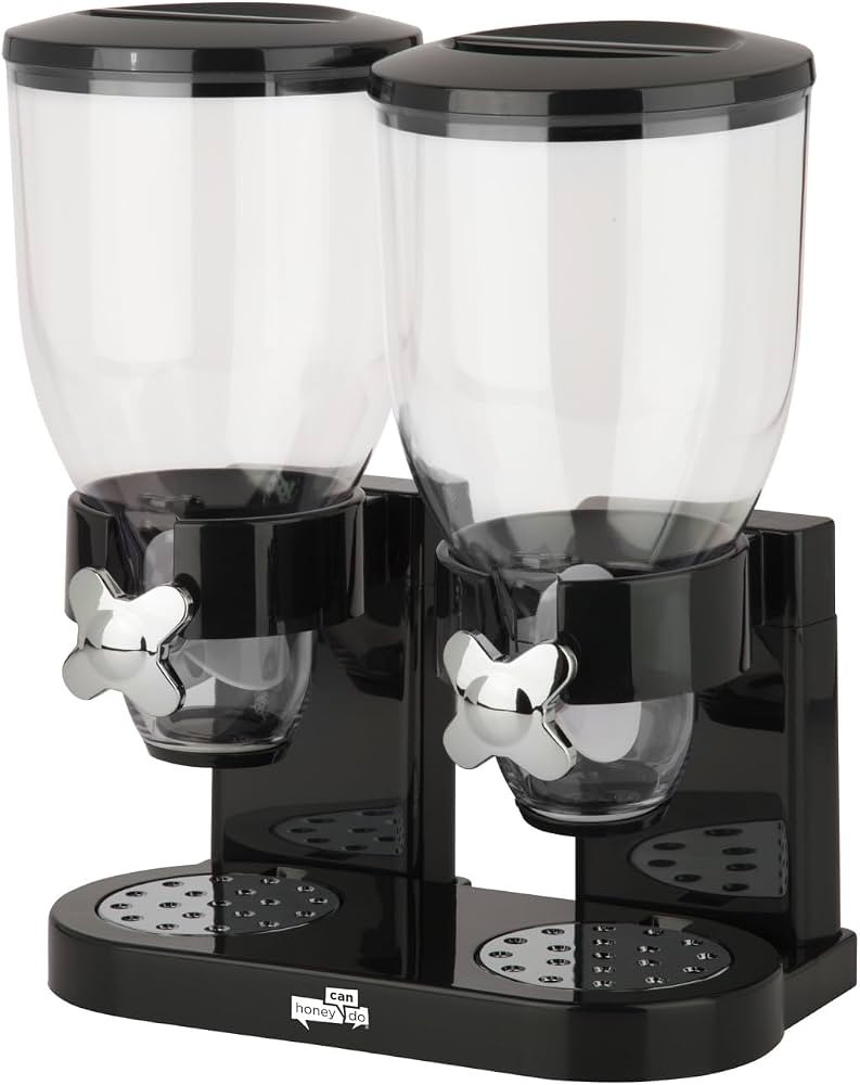 Honey-Can-Do Zevro Essential Dual-Control Dry Food Dispenser – Effortless & Organized Storage f... | Amazon (US)