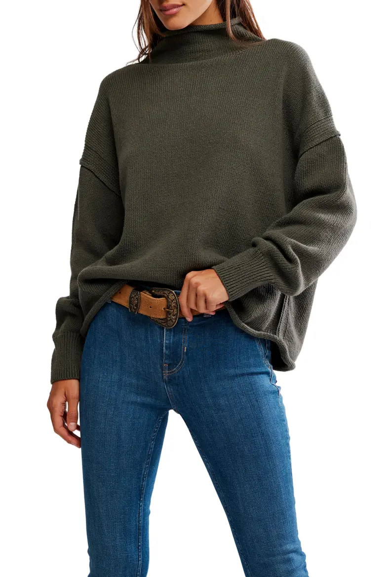 Torres Roll Neck Mock Neck Sweater (Women) | Nordstrom | Nordstrom
