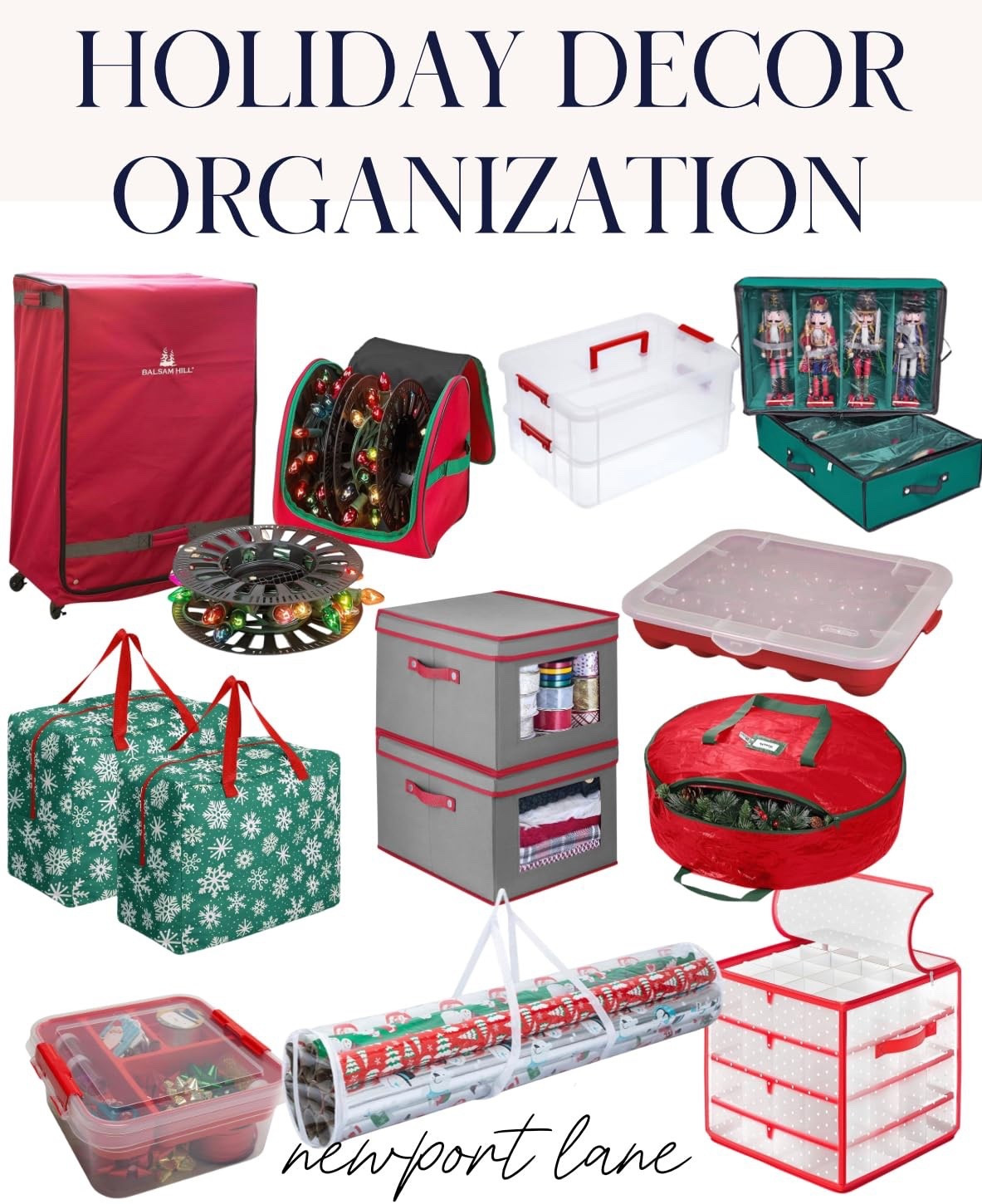 You're gonna need these decor organization now that the holidays are done! End the year organized and start the new year in a clean slate.

stress free, holiday clean up, mom tips, storage bins, christmas decor, declutter your life, home hacks, wrapping paper storage

#LTKFindsUnder50 #LTKHome #LTKSeasonal