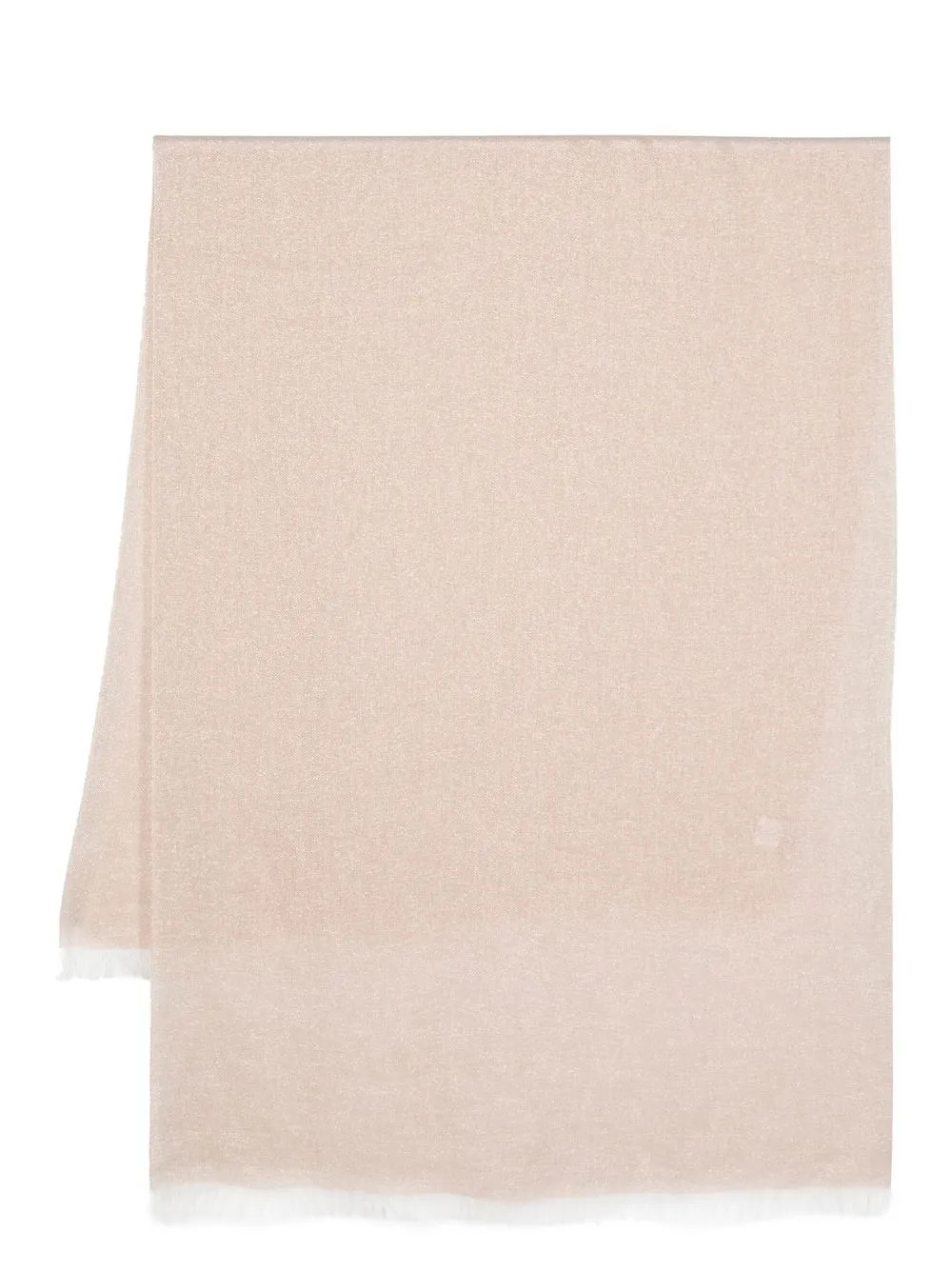 foulard en lin mélangé à franges | Farfetch Global