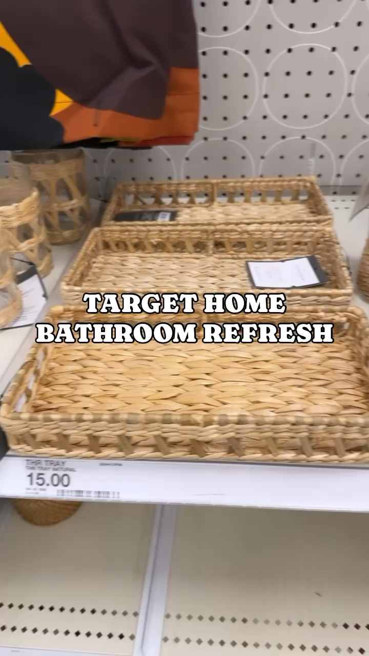Target home bathroom refresh with the cutest natural woven and glass collection by Threshold! 💛

#LTKfindsunder50 #LTKstyletip #LTKhome
