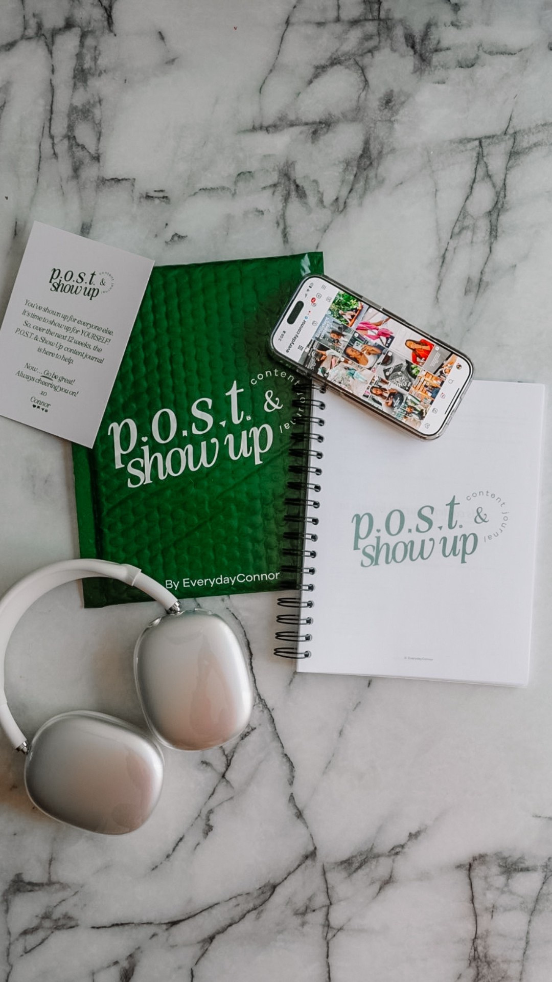 The content planner every creator needs in 2025. 12 week social media content journal 